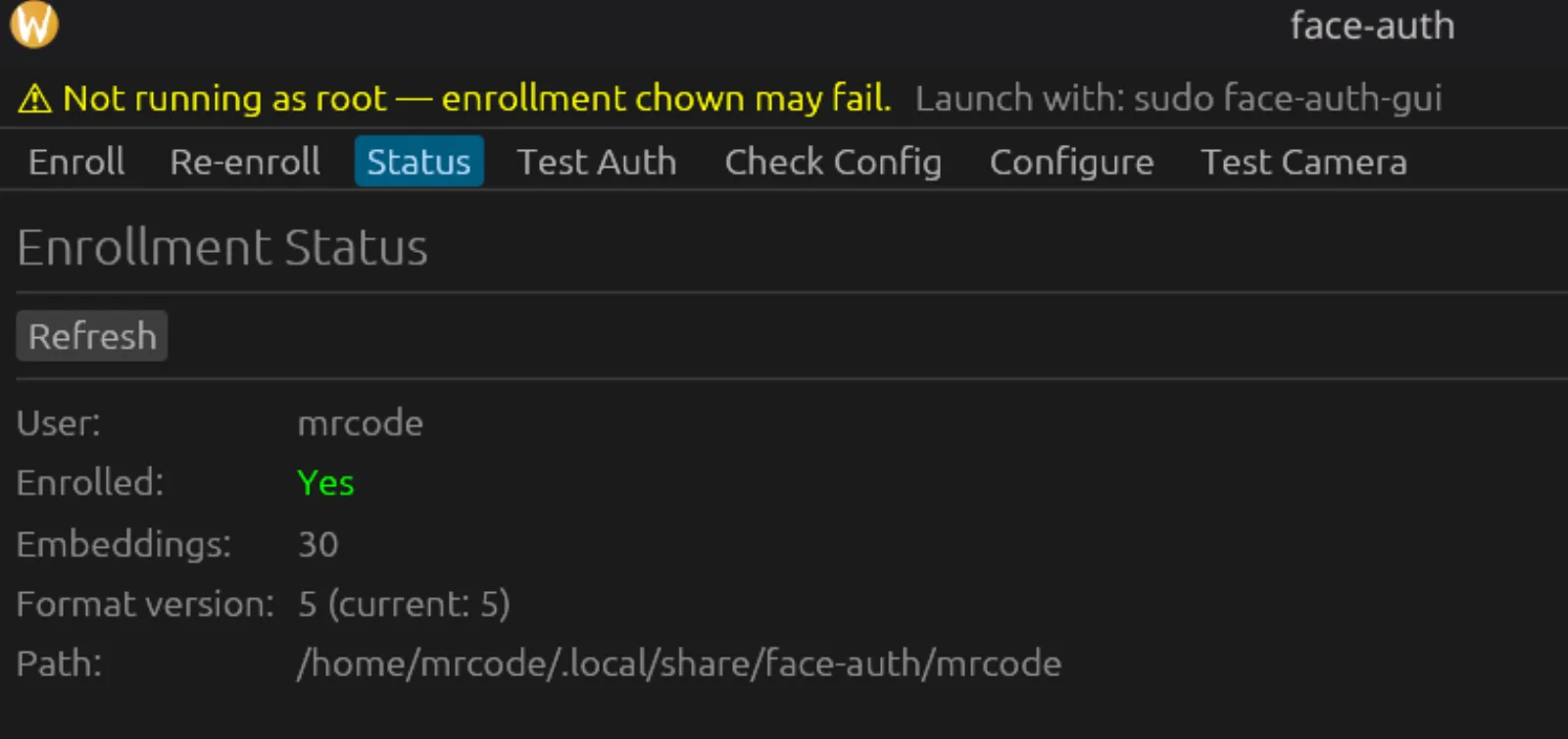 face-auth 3